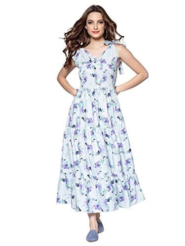 Image of Sera Women's Polyester Fit and Flare Maxi Dress