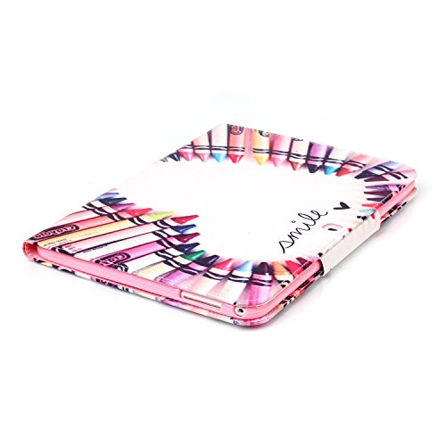 Galaxy Tab 4 10.1 Case,Dteck(Tm) Cartoon Cute Premium Synthetic Leather Smart Cover With [Auto Sleep/Wake Function] Wallet Case For Samsung Galaxy Tab 4 10.1 Inch Sm-T530 (03 Color Pencil) #TOP3