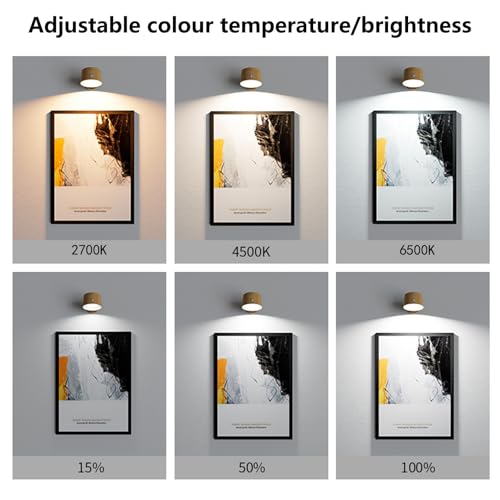 Evita tropiezos con LED apliques de pared con sensor de movimiento recargables pack de 2 3