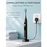 Electric Toothbrush for Adult- 90 Day Battery Life, Sonic Toothbrush with Pressure Sensor, Rechargeable Toothbrushes with Smart Screen, 5 Cleaning Modes & 3 Intensities Settings - Image 5