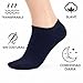 Sockverse 6-Pairs Seamless Cotton Ankle Socks for Men & Women – Soft, Breathable, No-Irritation Design – Size 9–12