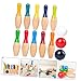 LIOOBO 1Set Colorful Bowling and Indoor Bowling for Family Fun and Skill Development Playthings
