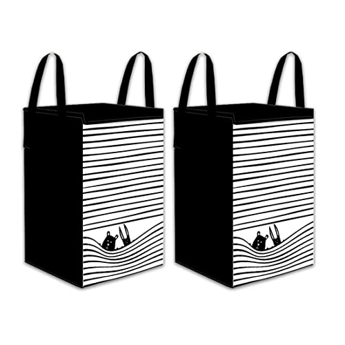 PrettyKrafts 75L Non Woven Printed Rectangular Foldable Large Lau...