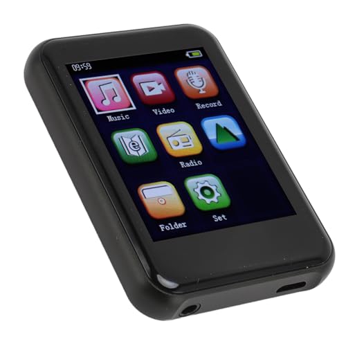 Generic Reproductor de MP3, Reproductor de MP3 Portátil Recargable con Sonido Envolvente 3D de 1,5 Pulgadas para Vídeo (16G)