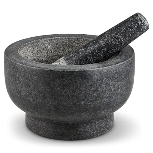 Ya en mundofriki.es: Cole & Mason Clavering 20cm Mortero de Piedra Para Cocina, Mortero y Mano, Gris Oscuro, Para Moler Especias y Hierbas, Granito, 2 Años de Garantía