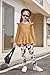 Arshiner Toddler Girl Clothes Long Sleeve Top and Tie Dye leggings Outfits Fall Winter Fashion Clothing Setss 2-3t Brown