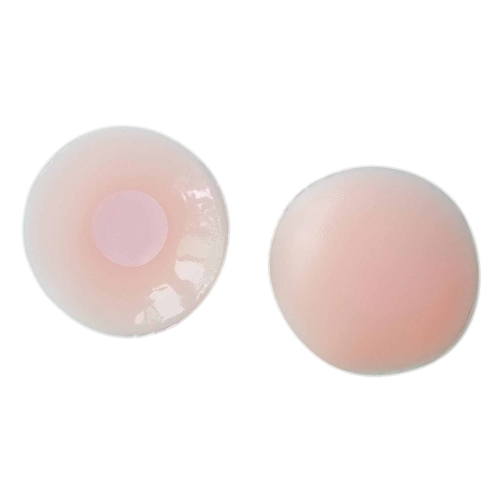 Women Breast Cover Silicone Summer Breast Pad for Evening Dress Deep V Dress Pink Round-image-15