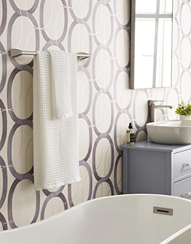 Image of Amerock Blackrock 24 inch Brushed Nickel Towel Bar