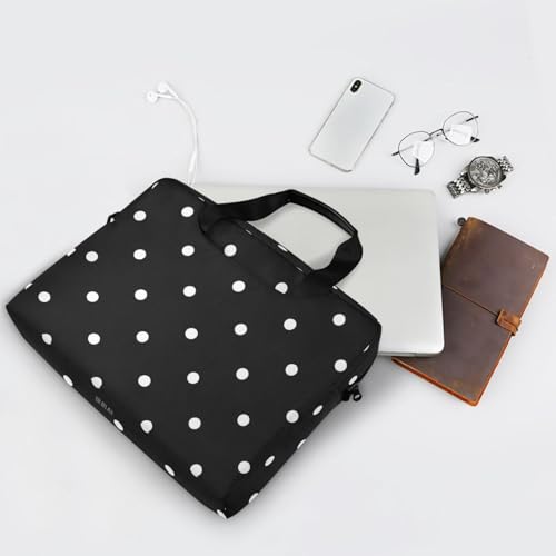 Funda para portátiles 15.6 pulgadas con asa y correa cruzada negra miniatura 7