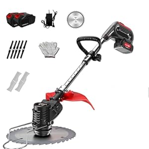 Grastrimmer, grastrimmer, kantensnijder, accu grastrimmer met accu, gazonrandsnijder, trimmer, tuin, onkruidverwijderaar, elektrische grastrimmer