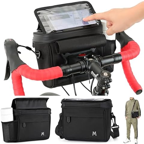 MOZETO Handlebar Bag with Phone Holder Cover