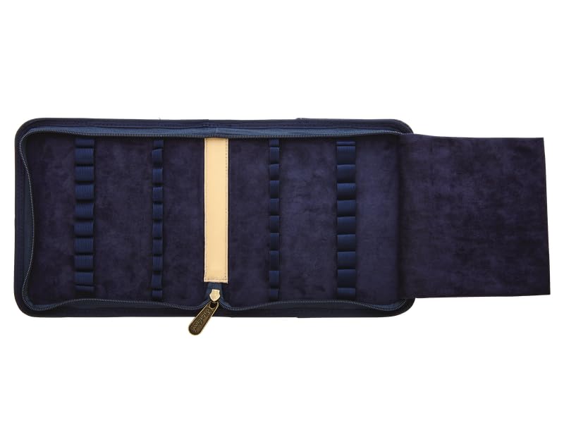 Image of Esterbrook Canvas Collection - 20 Pen Zipper Case - Navy Blue