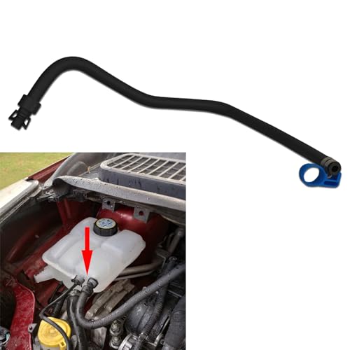 Rebvugr Radiator Coolant Hose Coolant Reservoir Hose Car Reservoir Bypass Tank Pipe Compatible with Chevy Buick Automotive Acessories Radiator Upper Inlet Line Replaces OEM# 13251447 13408385