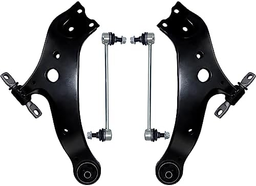 HAWK BROTHER 4 Pcs Suspension Kit Front Lower Control Arm Sway Bar Stabilizer Replacement For Toyota Highlander/Venza and Lexus RX350/RX450h