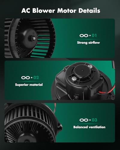 Image of SCITOO HVAC Heater Blower Motor Front 700075 for Buick for Regal 1991-1996,for Chevrolet for Camaro 1993-2002 /For Cavalier 2003-2005 /For Lumina 1995-2001 /For Lumina APV 1995-1996