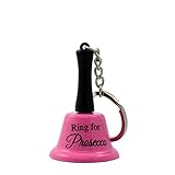 Etwa 6 cm hoch. Schlüsselanhänger-Glocke, „Ring for Prosecco“