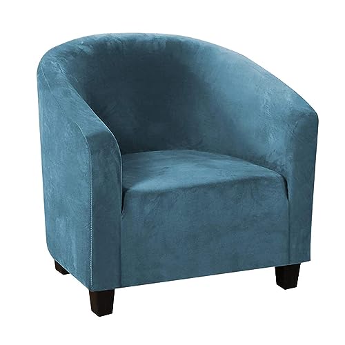 Generic - Stretch Chair Cover for Armchair, Cabriolet Sofa Slipcover, Blue Club Chair Protector, Elastic Seat Cushion Sleeve, and Stylish Furniture Cover
