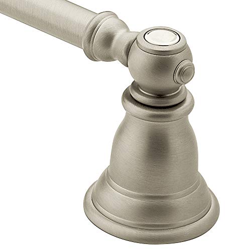 Moen YB5424BN Kingsley Collection 24-Inch Bathroom Single Towel Bar, Brushed Nickel
