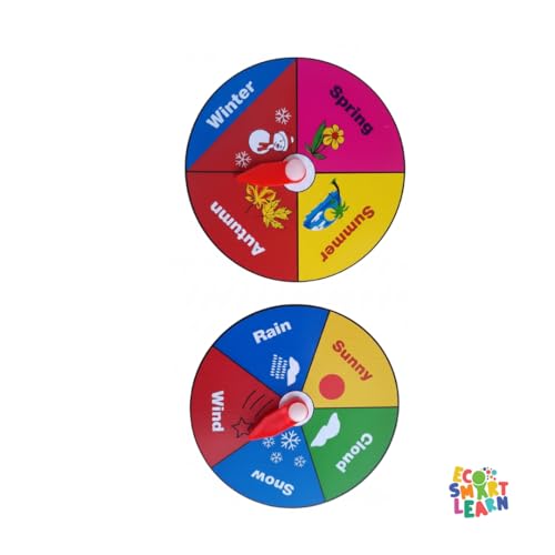 Image of Wooden Calendar & Clock Learning Board for Kids | Date, Day, Month, Time, Weather & Seasons Educational Activity | Montessori Learning Toy for Toddlers & Preschool Children