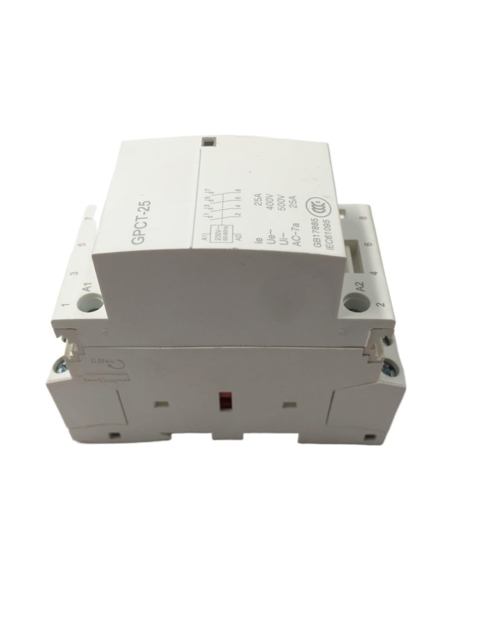 GPCT1 4P 25A 40A 63A 100A 2NC 2NO 220V/230V 50/60Hz Moduł krajowy na szynie DIN Modułowy stycznik AC do restauracji hotelowej w domu (25A)
