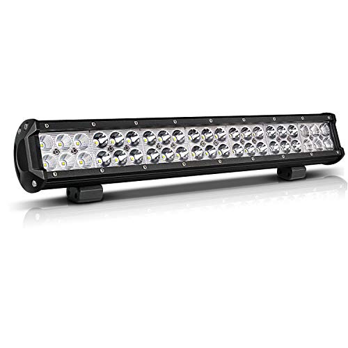TURBO SII 20 Inch 126W LED Light Bar Spot Flood Combo Beam Light Bar for Jeep ATV UTV SUV Truck Pickup Boat