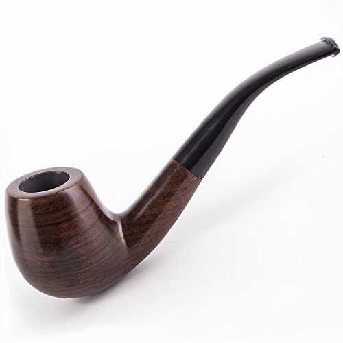 lifevv Tobacco Pipe Ebony Wooden Smoking Pipe with Accessories and Gift Package - Thumbnail 6