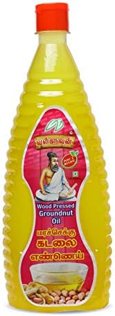 VALLUVAN Cold Pressed Groundnut Oil - 500ml