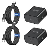 60W USB C Charger Super Fast Charging 3.0 for Samsung Galaxy S26 Ultra, Type C Charger Block with 6.6 FT Long USB C Fast Charging Cable for Samsung Galaxy S26 Ultra/S26/S26+/S25 S24 S23 S22