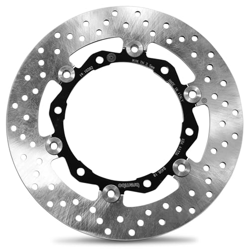 Disque de frein avant anti-fading Brembo 78B40818 perforé 4mm pour Yamaha TMax