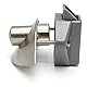 POFET Zinklegierung Half Moon Griff Push Lock Verriegelungsknopf Caravan RV Schrank Schubladenschloss