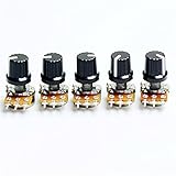 Ampliamente utilizado para el control de volumen en aplicaciones de audio, guitarra, amplificador, audio, lámpara.