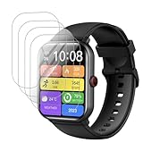 (4枚入り)【2025年進化】HOIBAI スマートウォッチ 1.9インチフィルム 【BAOLINTX】TPU素材 クリア 高透過率 高感度タッチ 指紋防止 気泡防止 全面保護 スマートウォッチ HOIBAI 保護フィルム