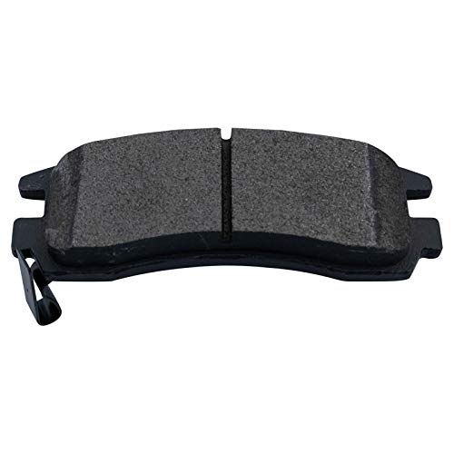 Image of TRQ Rear Brake Pad and Rotor Set Semi Metallic Coated Vented Rotors Compatible with 2003-2004 Cadillac Seville