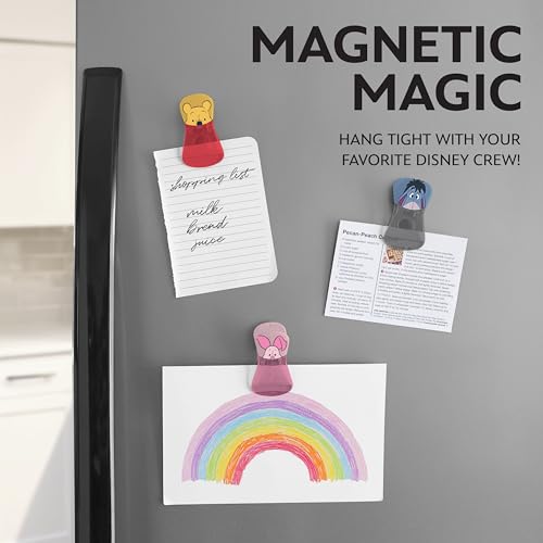 Image of Disney Winnie the Pooh Magnetic Chip Clips, Set of 6