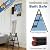 Double Elite Step Ladder 3 Step Folding, Sturdy 330 Lbs Small Step Stool for Adults, Safer Full Steel Multi-use Kitchen Ladder for Home, Closet Step Stool Ladder with Anti-Slip Wide Pedals, Black