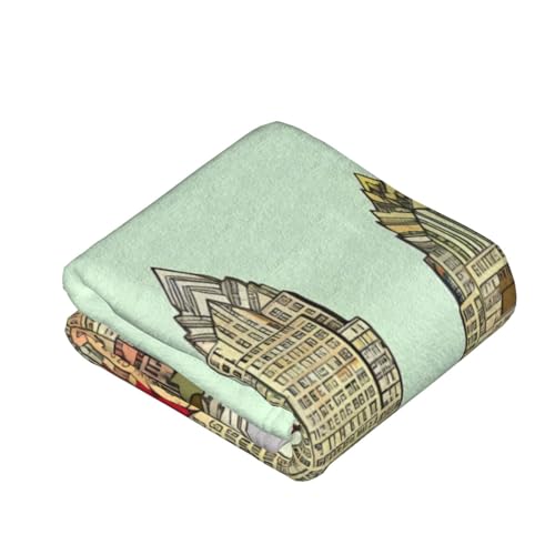 Couverture plaid Austin Texas lavable pour eviter le froid de la climatisation