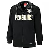 Reebok CCM NHL PITTSBURGH PENGUINS Faceoff Full Zip Pullover, Größe:L