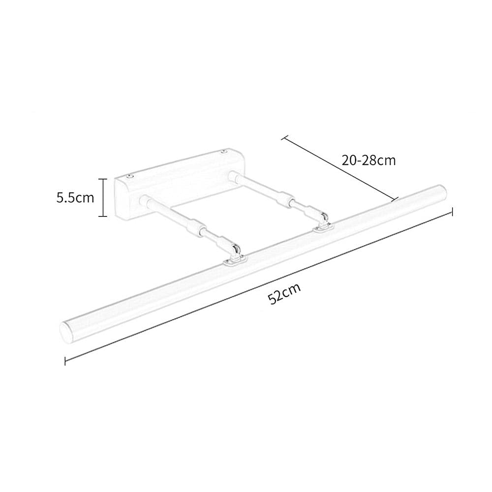 Lámpara delantera de la luz de la vanidad del baño LED 12W, lámpara de iluminación montada en la pared del baño moderno, lámparas de espejo de vanidad ajustables para el baño del gabinete del espejo d