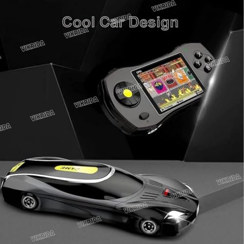 Image of VikriDA Handheld Game Video Game Console 620 Retro Games Support Connecting TV Game for Kids | Retro Mini Game for Kids, Rechargeable 8 Bit Classic (Black)