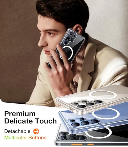 Image of TORRAS Magnetic Shockproof for S25 Ultra Case Phone Case Clear