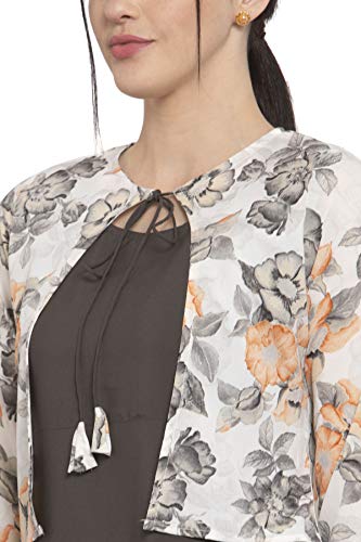 Image of ALC Creation Women's Crepe Printed A-Line Kurti