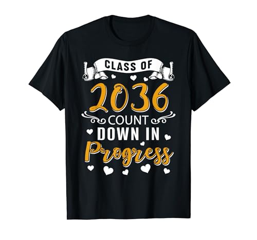 Class of 2036 Count Down In Progress Happy First Day ���B���e�[�W T�V���c