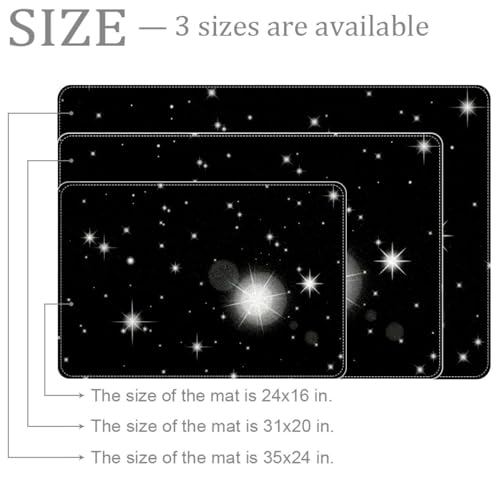 Paillasson rectangulaire antidérapant Shining Star 80 x 50 cm