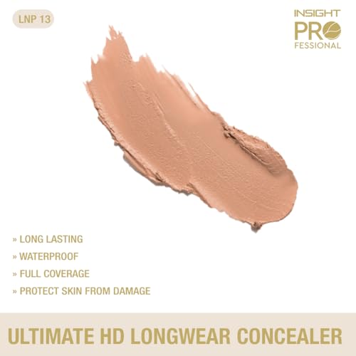 Image of INSIGHT Professional Ultimate HD Longwear Concealer 10 g - Shade LNP13 | Ultra-Pigmented Creamy Formula, Full Coverage, Waterproof & Sweat-Resistant