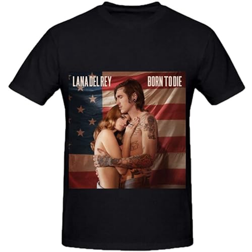 Photo de Lana Del Rey Born to Die 2 Men O Neck Cool Tee Shirts Black 3XL