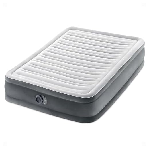 INTEX Dura-Beam Deluxe Mid-Rise 13" Full Size Air Mattress w/ Built-in Pump