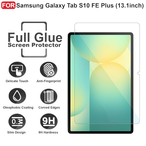 Image of CEDO Samsung Tab S10 Fe Plus (13.1 inch) Tempered Glass | Screen Protector Clear Tempered Glass for Samsung Tab S10 Fe Plus (13.1 inch)