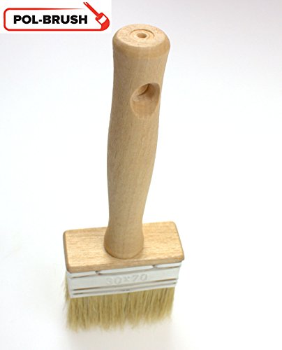 Tapezierbürste, natürlicher Malerpinsel, Malerbürste, Zaunpinsel, Natural Bristle Hair, 30x70