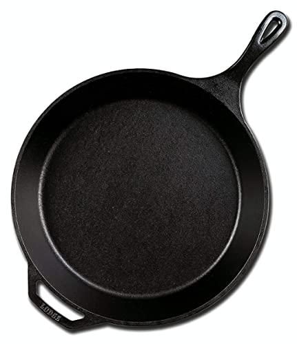 Image of Lodge 13.25 Pre Seasoned Inch Cast Iron Skillet. Large Classic Cast Iron Skillet for Family Size Meals