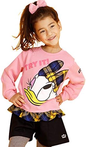 Amazon Babydoll ベビードール ディズニー チェック柄フリルトレーナー 3302k 140cm デイジー トレーナー パーカー 通販